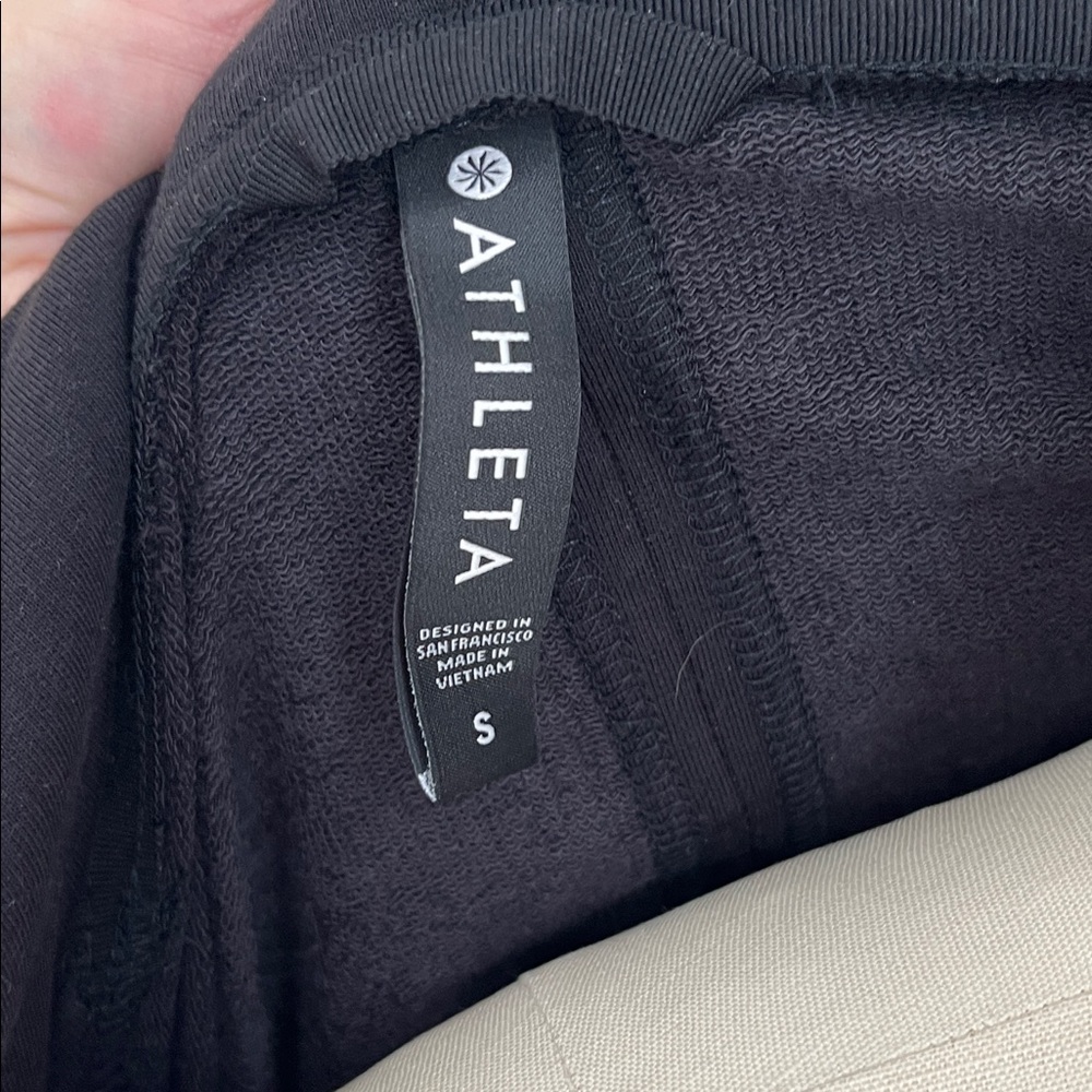 🤑LOWEST PRICE - ATHLETA Mantra Wrap Black Women's cardigan sweatshirt Jacket - Picture 12 of 16